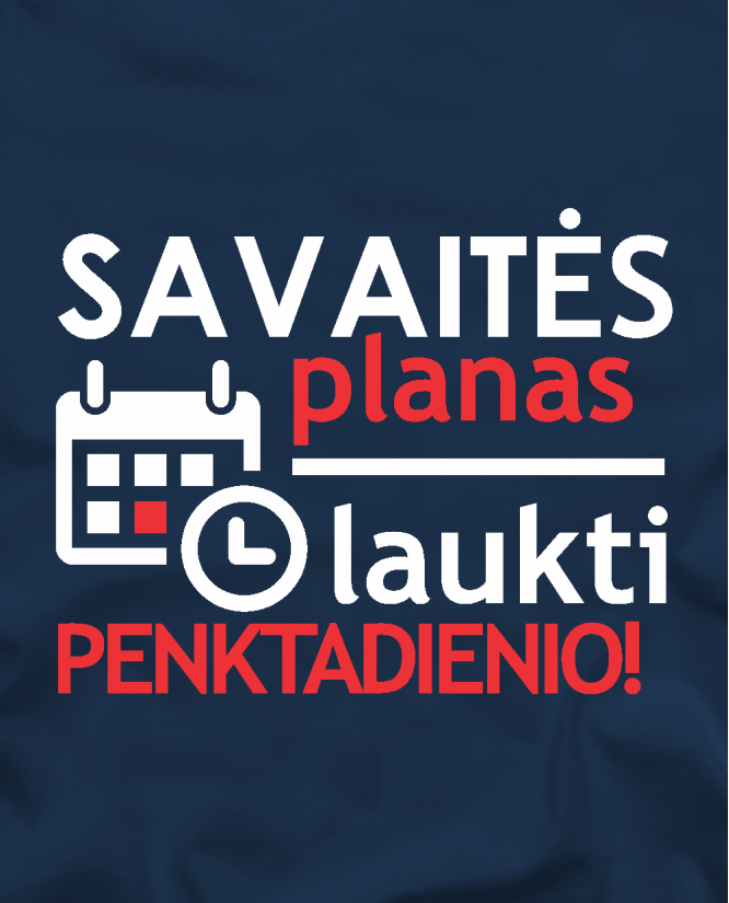 Savaitės planas